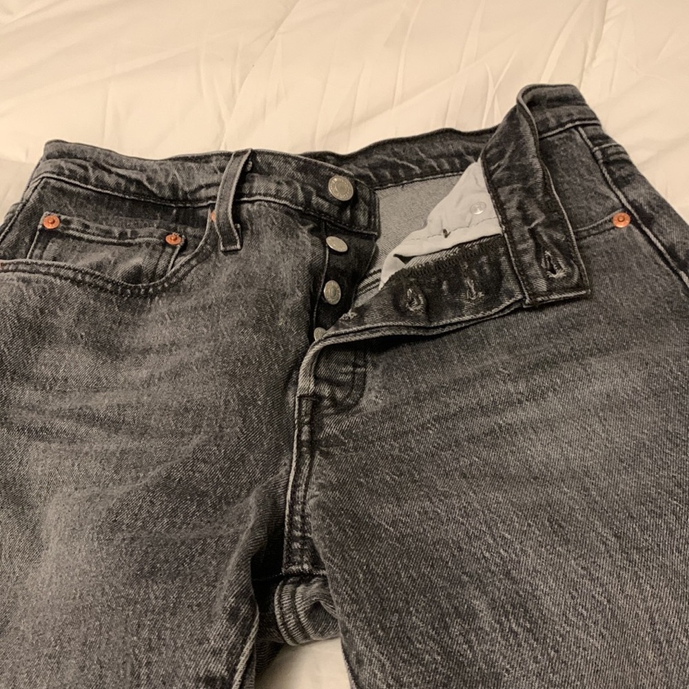 Levi’s premium 501 black skinny jeans 27x28